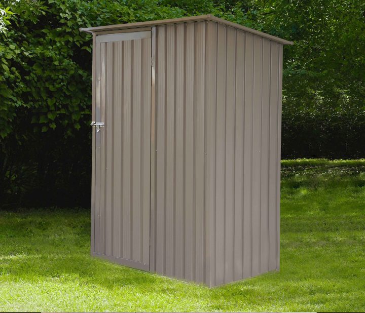 Chalet & Jardin Boutique : Abri En Métal Monopente – 1,27 M² concernant Abri Jardin Monopente