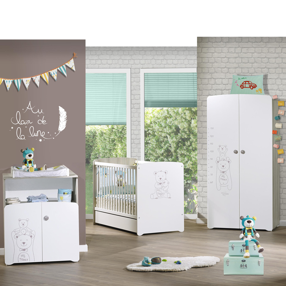 Chambre Bébé Complète - Chambre Bébé Fille Ou Garçon Pas Cher encequiconcerne Chambre Complète Bébé Pas Cher