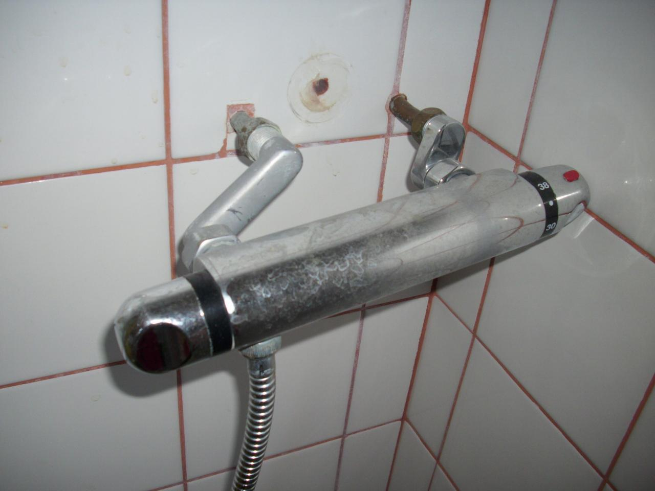 Changer Robinet De Douche (Entraxe 110) Par Mitigeur Avec dedans Entraxe Robinet Douche