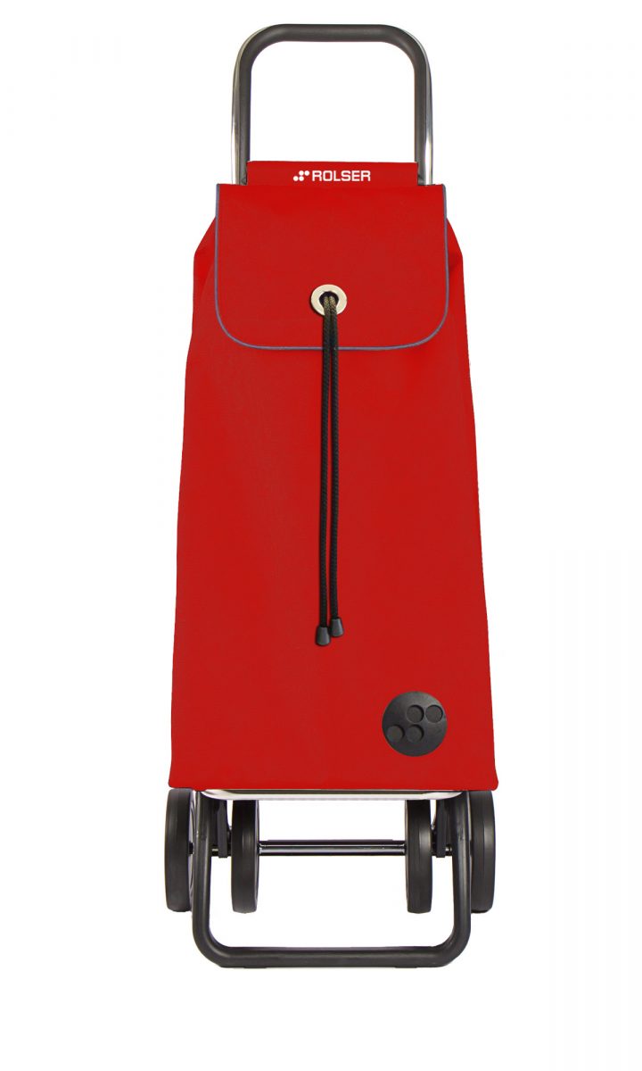 Chariot De Marché Rolser Pliable 4 Roues Mf Rouge – Mon dedans Chariot De Jardin 4 Roues