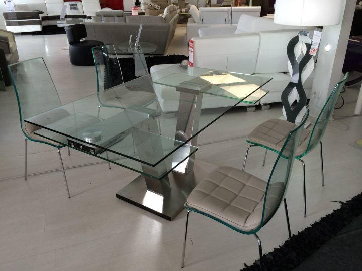 Chateau D'ax » Table Repas Vinci serapportantà Table De Salle À Manger En Verre Extensible