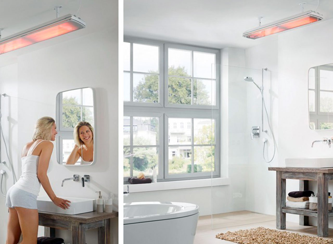 Chauffage Salle De Bain Infrarouge | Chauffage Extérieur dedans Chauffage Infrarouge Salle De Bain