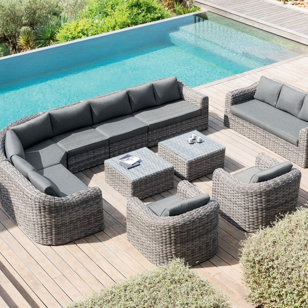 Chauffeuse De Jardin Moorea – Gris Terre D'Ombre – Salon intérieur Salon De Jardin Moorea Chauffeuse De Jardin Moorea – Gris Terre D'Ombre – Salon intérieur Salon De Jardin Moorea