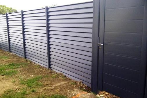 Cloture Alu Budget???? destiné Panneau Pvc Jardin
