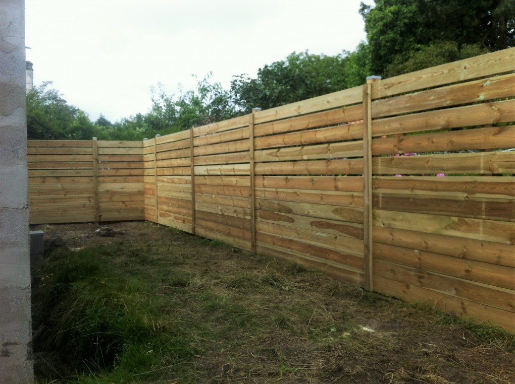 Clôture En Bois Ajourée À Lille Pévèle-Carembault-Wood encequiconcerne Panneaux À Lames Déstructurées En Bois Massif
