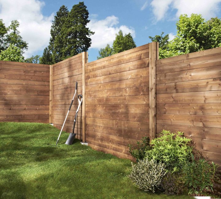 Clôture En Sapin Teinté Http://Www.lapeyre.fr/Menuiseries avec Cloturer Son Jardin Clôture En Sapin Teinté Http://Www.lapeyre.fr/Menuiseries avec Cloturer Son Jardin