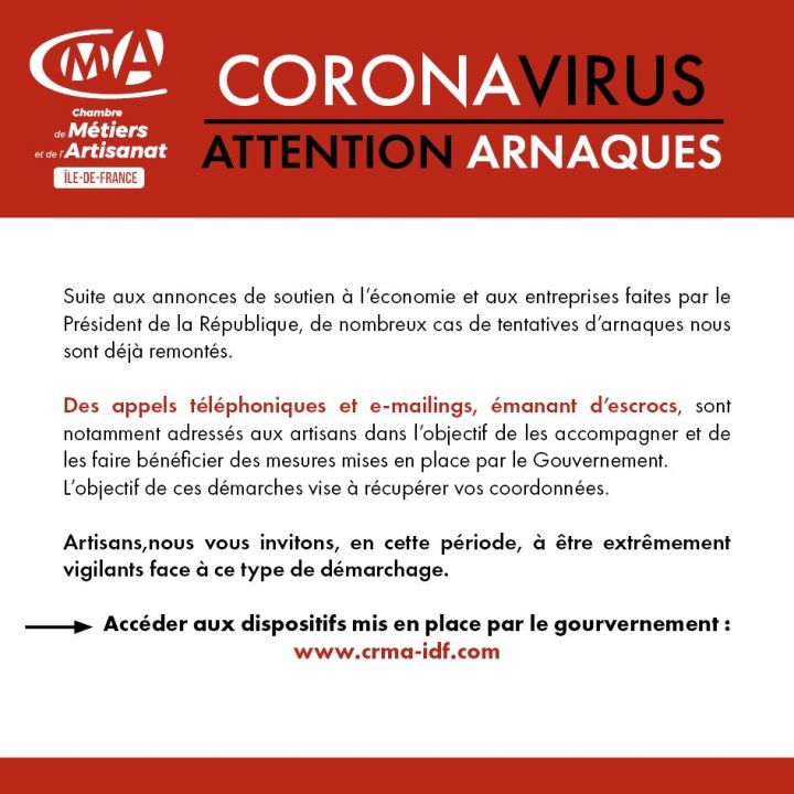 Cma92 On Twitter: "artisans. Soyez Vigilants !! Attention dedans Chambre Des Metiers Nanterre