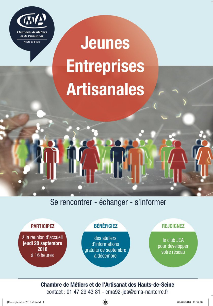 Cma92 On Twitter: &quot;jeunes Entreprises #artisanales concernant Chambre Des Metiers Nanterre
