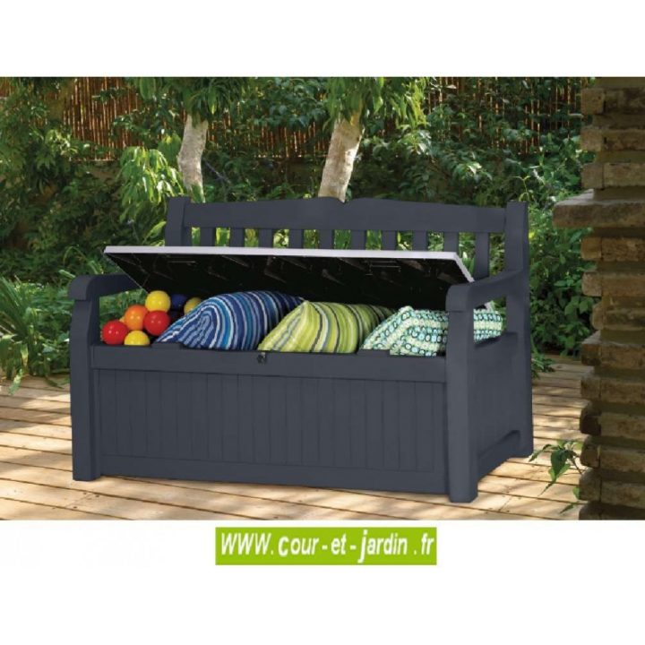 Coffre Banc De Jardin, Résine, Coffre De Jardin, Pour avec Coffre Jardin Etanche