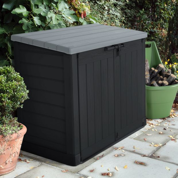 Coffre De Jardin En Résine Multifonctions 1200L Gris/Noir tout Castorama Coffre De Jardin Coffre De Jardin En Résine Multifonctions 1200L Gris/Noir tout Castorama Coffre De Jardin