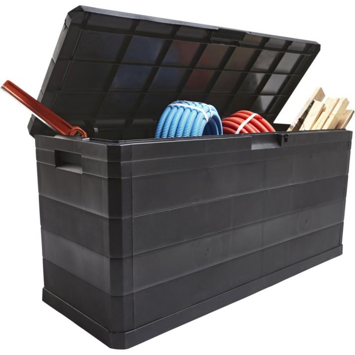 Coffre De Rangement En Plastique Pour Jardin – Anthracite concernant Coffre De Jardin Leroy Merlin Coffre De Rangement En Plastique Pour Jardin – Anthracite concernant Coffre De Jardin Leroy Merlin