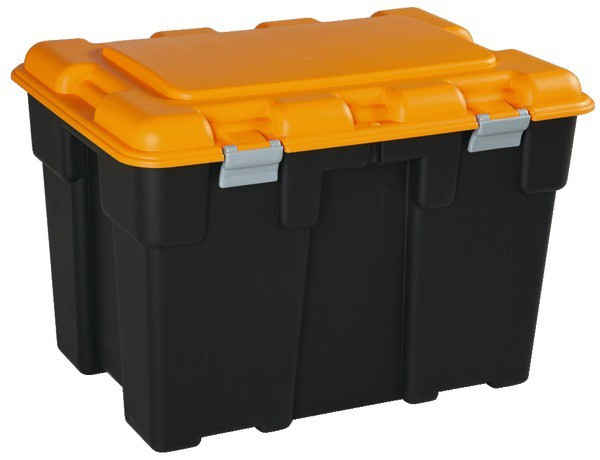 Coffre De Rangement "Explorer" 185 L Orange/Noir – Brico Dépôt serapportantà Coffre De Rangement Étanche