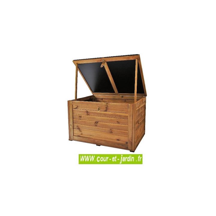 Coffre Jardin Bois, Coffre Rangement, Extérieur, Rangement tout Coffre Jardin Etanche