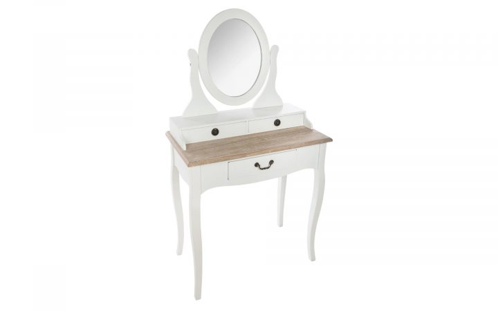 Coiffeuse Chrysa 3Tir Nat dedans Meuble Foir Fouille