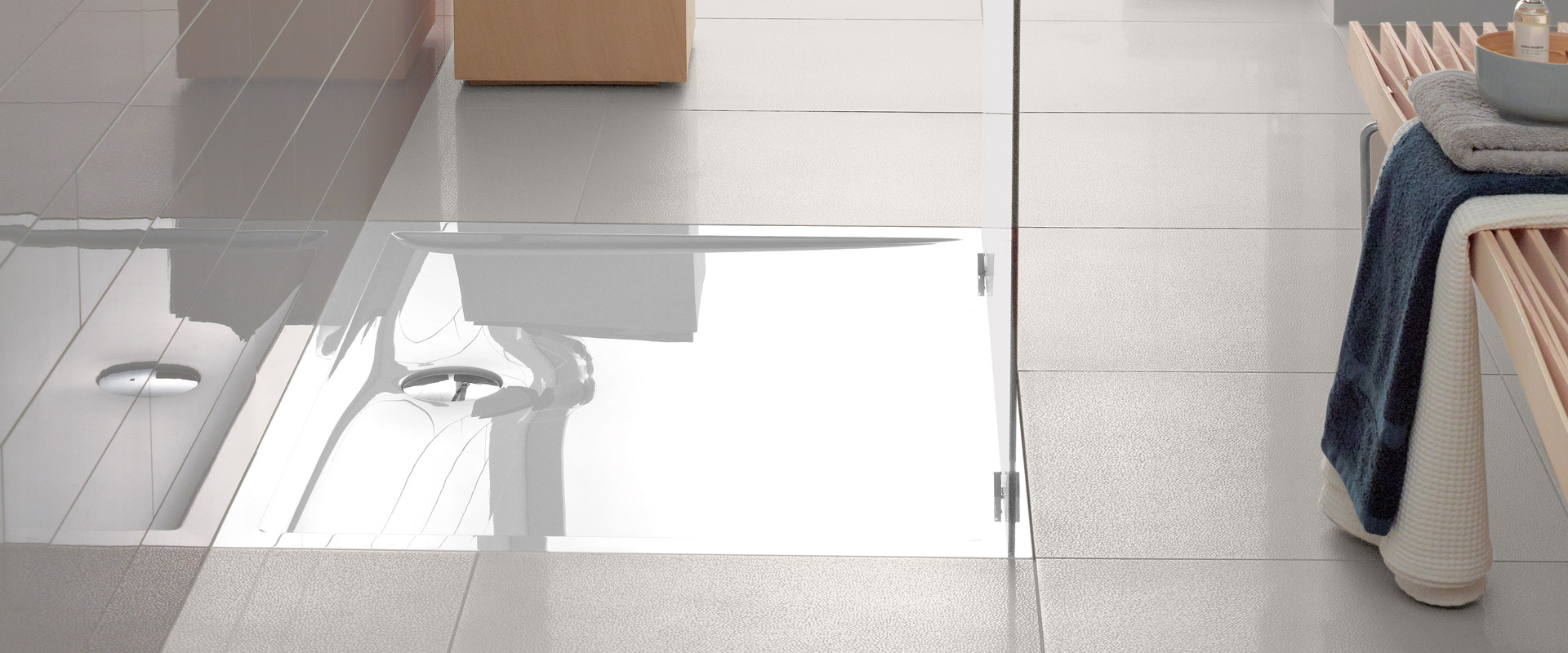 Collection Futurion Flat - L'absence De Détails Superflus encequiconcerne Receveur De Douche Villeroy Et Boch