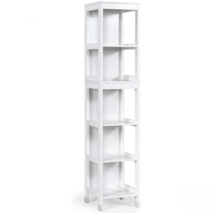 Colonne Bois Rangement Tiroir encequiconcerne Colone Salle De Bain