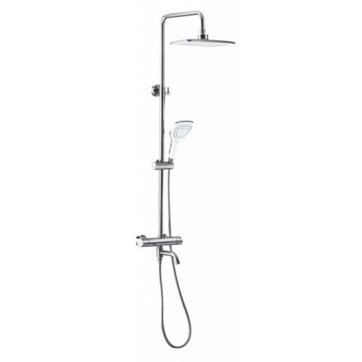 Colonne De Baignoire Thermostatique Avec Douche De Tête Perla Sarodis Sur Bricozor intérieur Colonne Bain Douche Grohe Colonne De Baignoire Thermostatique Avec Douche De Tête Perla Sarodis Sur Bricozor intérieur Colonne Bain Douche Grohe