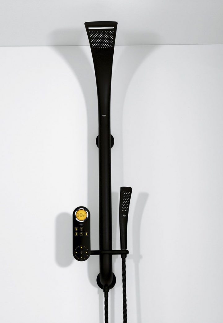 Colonne De Douche Élégante Et Moderne Ondus Digital De Grohe dedans Colonne De Douche Hydromassante Grohe