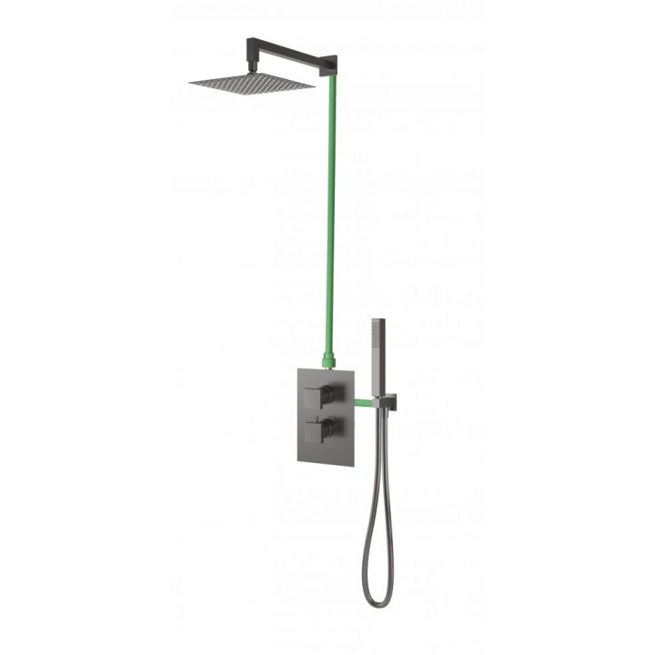 Colonne De Douche Encastrable Murale Avec Mitigeur Livourno Sarodis Sur  Bricozor tout Robinetterie Douche Encastrable