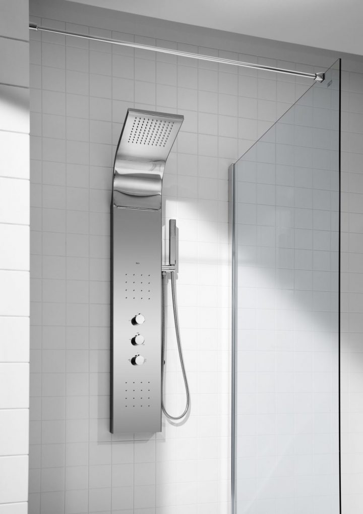 Colonne De Douche Hydro Multifonction Evolution De Roca destiné Colonne De Douche Roca