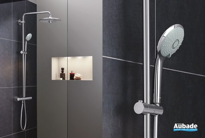 Colonne De Douche Hydromassante Grohe | Espace Aubade serapportantà Colonne De Douche Hydromassante Grohe