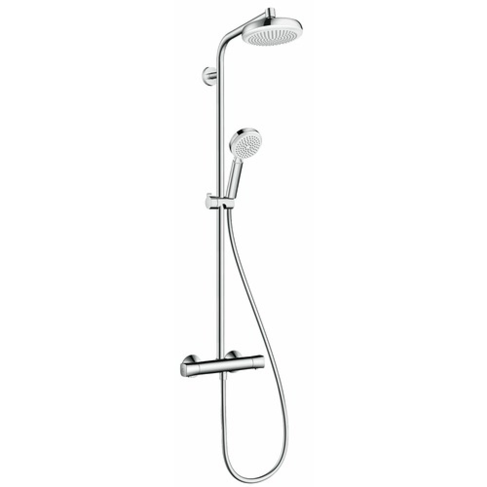 Colonne De Douche - Mitigeur Thermostatique - Showerpipe Crometta 160 Hansgrohe Sur Bricozor destiné Colone Douche Colonne De Douche - Mitigeur Thermostatique - Showerpipe Crometta 160 Hansgrohe Sur Bricozor destiné Colone Douche