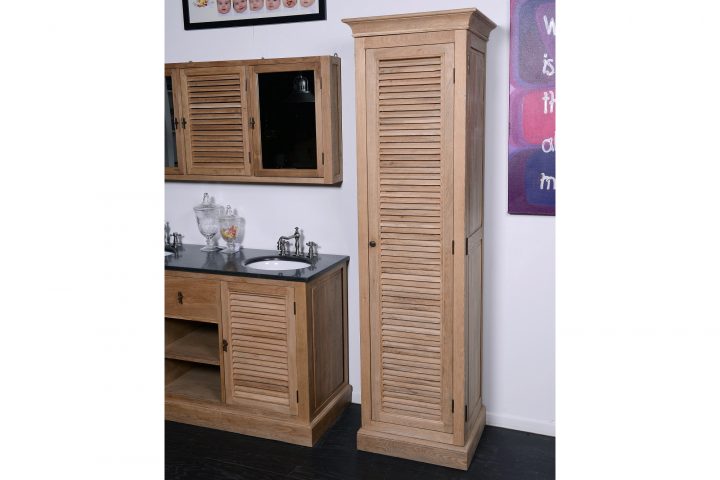 Colonne De Rangement Sdb En Bois Massif Achille – Hellin dedans Meubles Colonnes De Salle De Bain Colonne De Rangement Sdb En Bois Massif Achille – Hellin dedans Meubles Colonnes De Salle De Bain