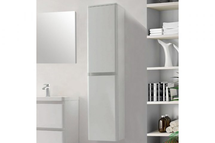 Colonne De Salle De Bain 2 Portes 170Cm dedans Colonne Salle De Bain Suspendu