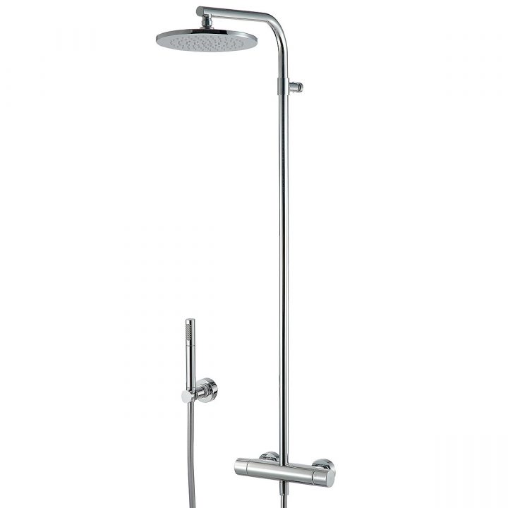 Colonne Douche Thermostatique Avec Pomme De Douche avec Pommeau De Douche Anti Calcaire