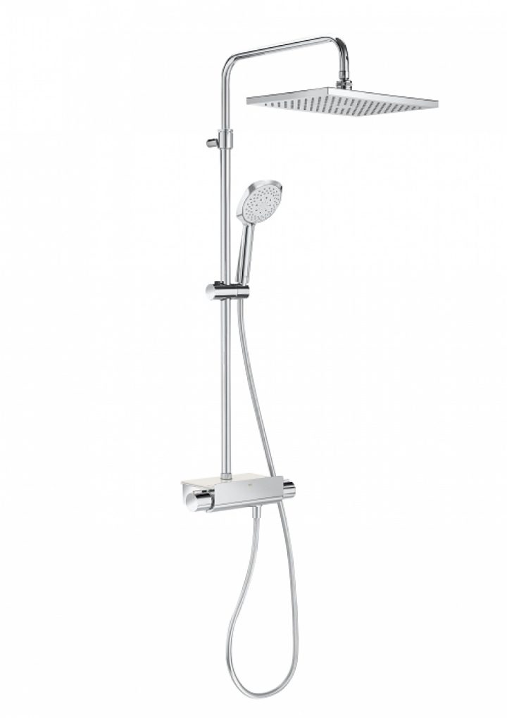 Colonne Douche Thermostatique Deck-T Square – Roca intérieur Colonne De Douche Roca