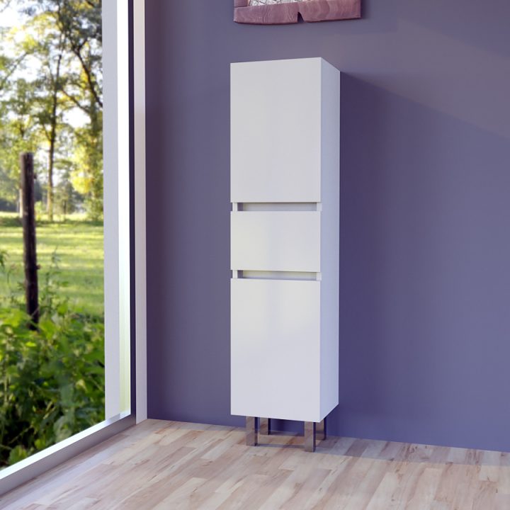 Colonne Salle De Bain – Armoire Salle De Bain Sur Pieds dedans Colonne Salle De Bain