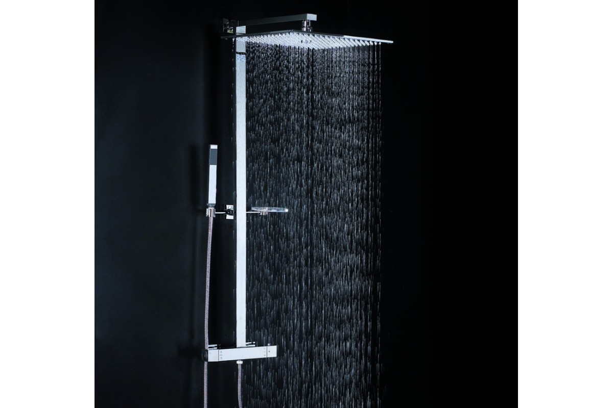 Combiné Douche Dôme Pluie Carré Yod à Ciel De Pluie Douche