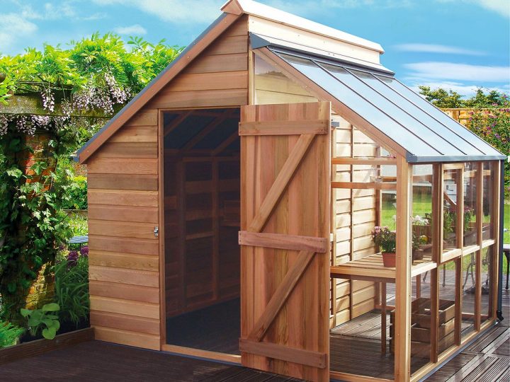 Combiné Serre Et Abris De Jardin | Abri De Jardin, Cabanon concernant Plan Abris De Jardin Combiné Serre Et Abris De Jardin | Abri De Jardin, Cabanon concernant Plan Abris De Jardin