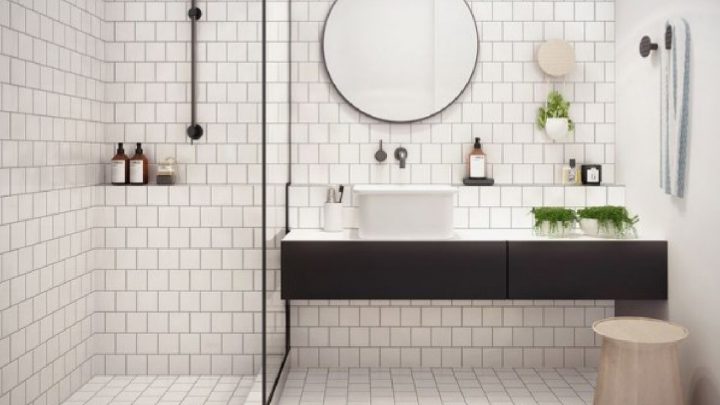 Comment Agrandir Visuellement Une Petite Salle De Bains intérieur Carreler Une Salle De Bain