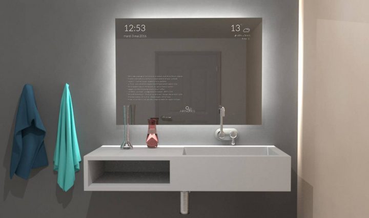 Comment Bien Choisir Votre Miroir Connecté En 3 Étapes serapportantà Miroir Salle De Bain Led 120