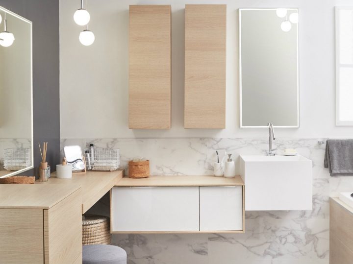 Comment Choisir Ses Meubles De Salle De Bains ? | Leroy Merlin encequiconcerne Meuble D Appoint Salle De Bain