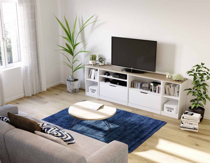 Comment Choisir Son Meuble Tv ? destiné Meuble Tv Table Basse Assorti