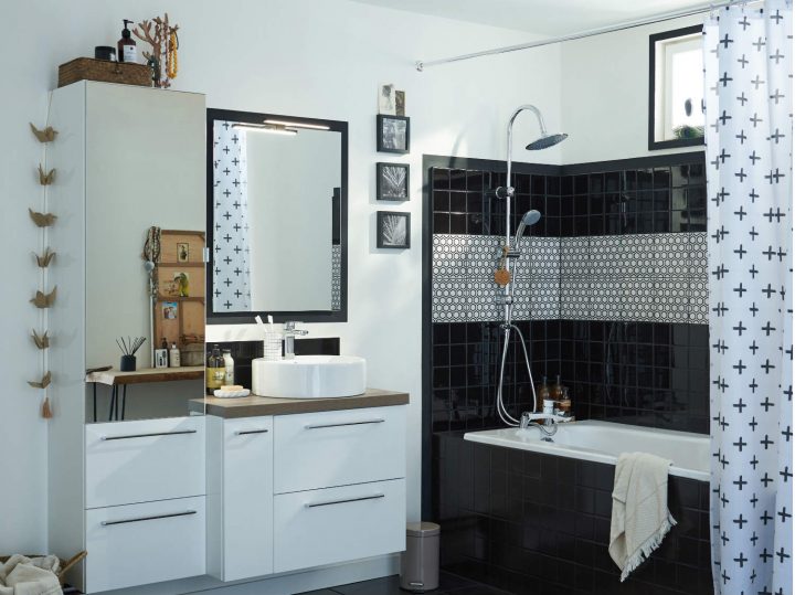 Comment Choisir Son Rideau De Douche ? | Leroy Merlin pour Rideau De Douche Leroy Merlin