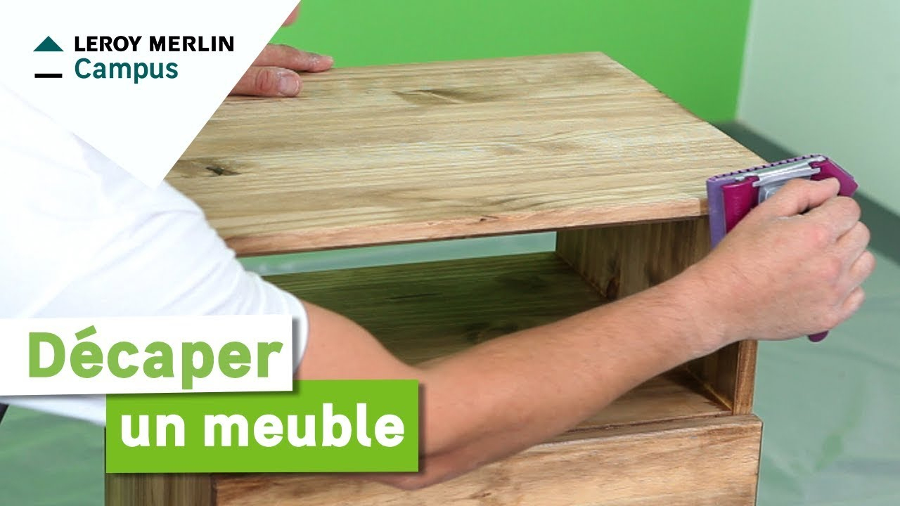 Comment Décaper Un Meuble ? Leroy Merlin tout Décaper Un Meuble Vernis