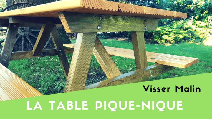 Comment Fabriquer Une Table Pique-Nique | Vissermalin destiné Construire Sa Table De Jardin