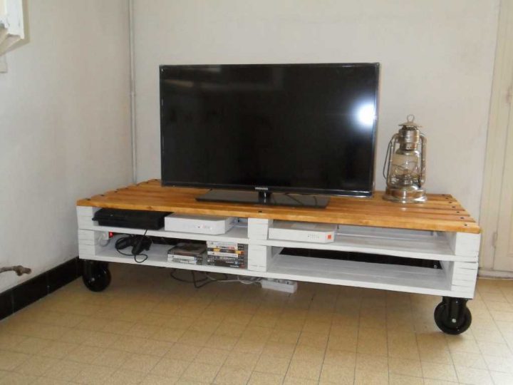 Comment Faire Un Meuble Tv En Palette Qui Soit Magnifique ? serapportantà Fabriquer Un Meuble Tv En Bois