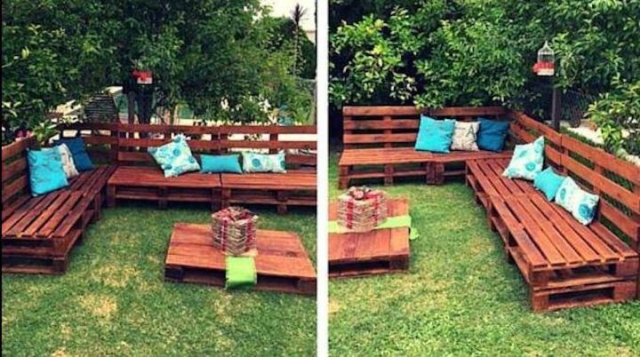 Comment Faire Un Salon De Jardin Sur Roulettes Avec Des pour Fabriquer Meubles Jardin Avec Des Palettes