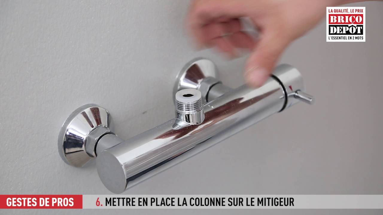 Comment Fixer Une Colonne De Douche ? à Colonne Douche Brico Depot