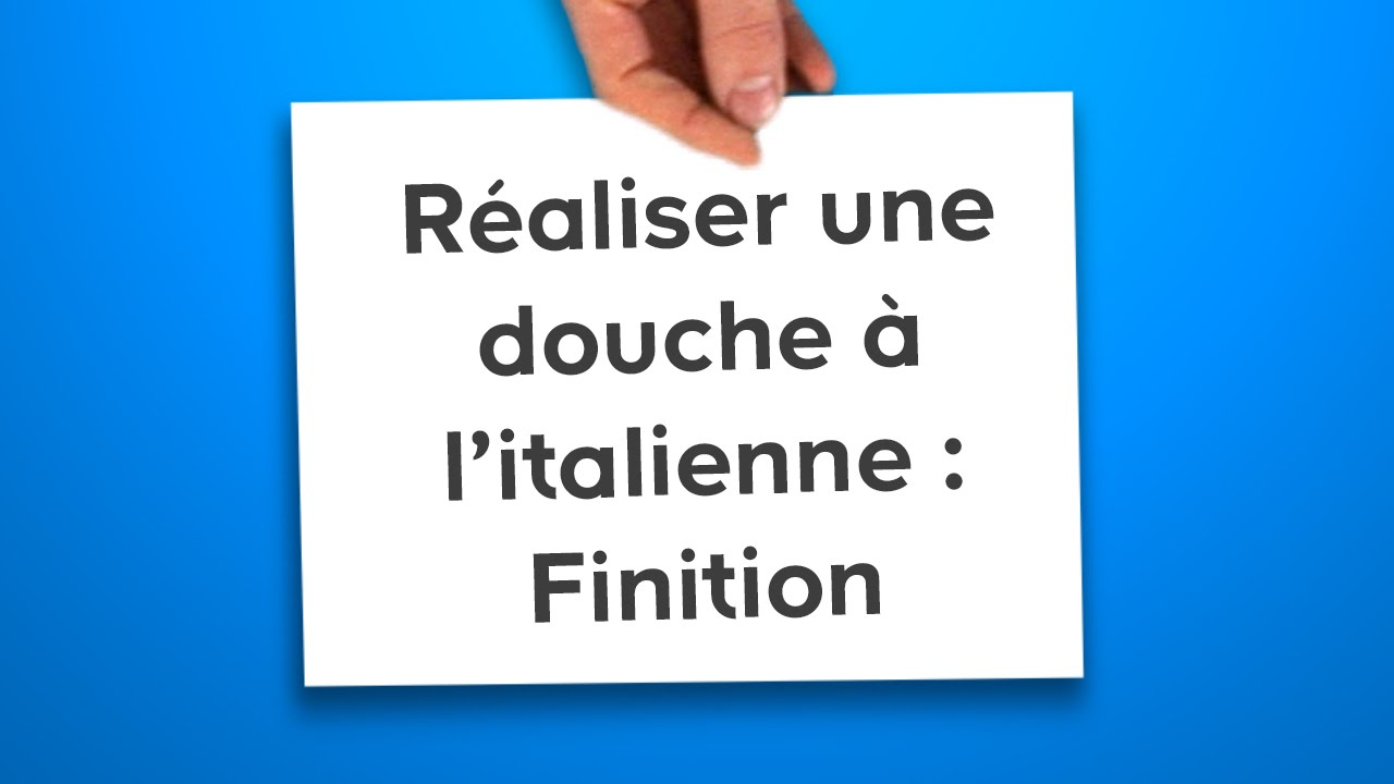 Comment Installer Une Douche À L'italienne | Castorama pour Castorama Pommeau De Douche