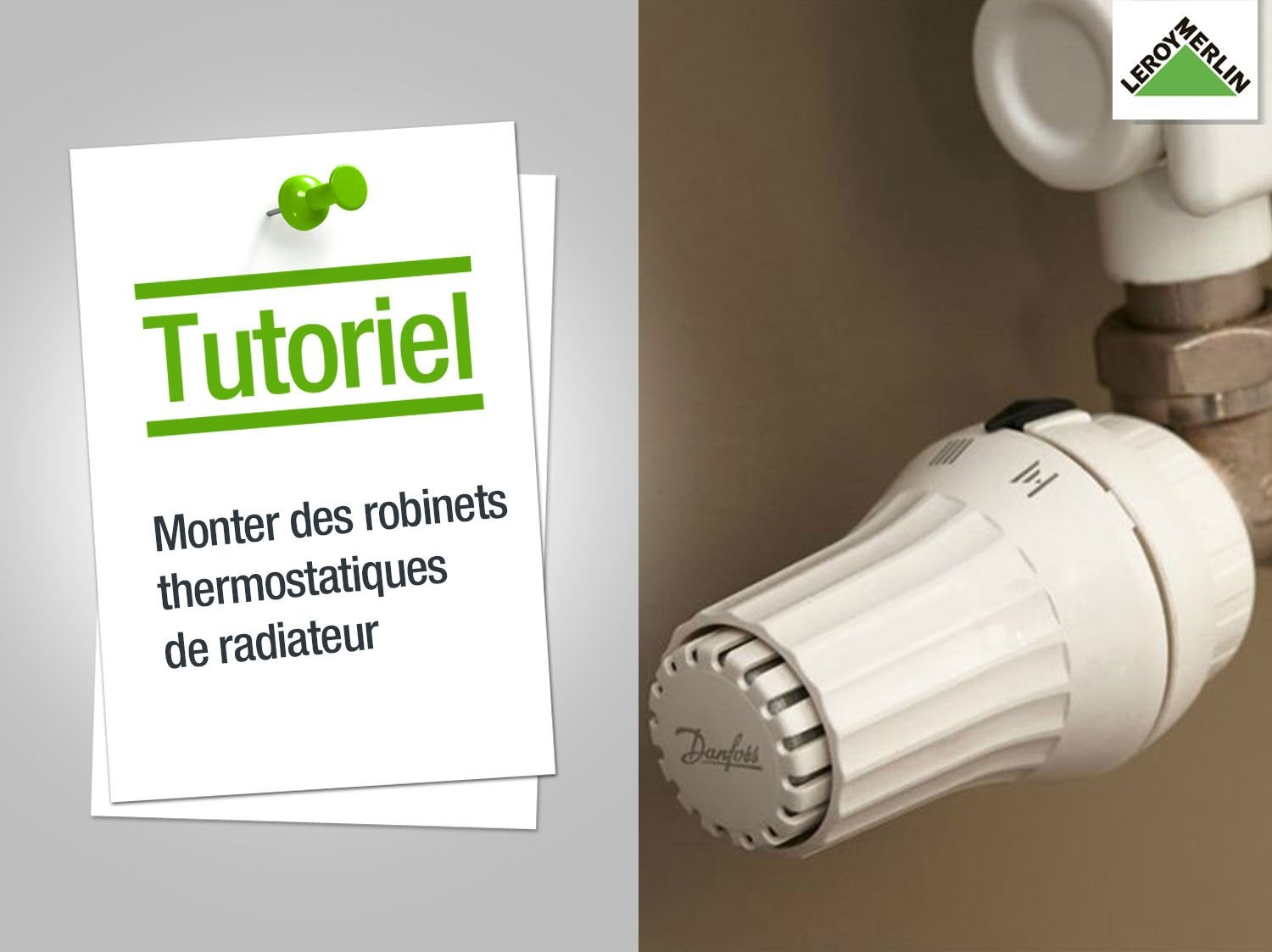 Comment Monter Des Robinets Thermostatiques De Radiateur tout Robinet Thermostatique Radiateur Leroy Merlin