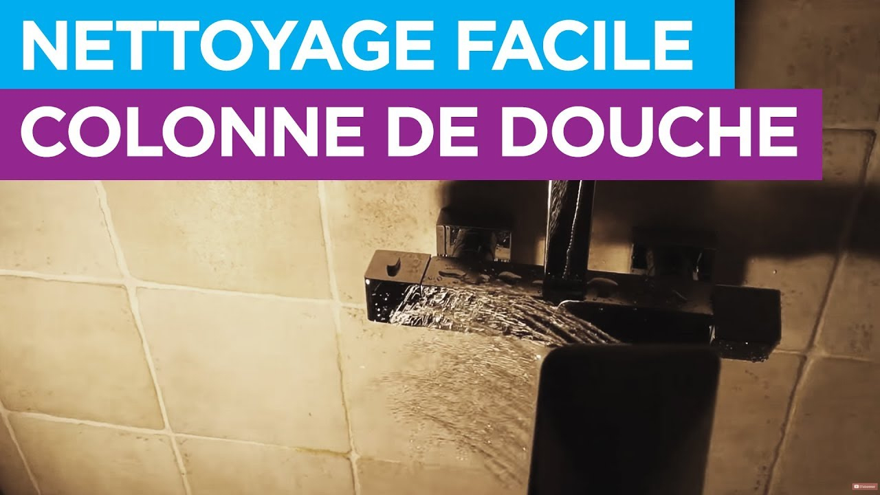 Comment Nettoyer Le Calcaire Et Protéger Votre Colonne De Douche ?  [Traitement Nanoprotection] destiné Nettoyer Paroi De Douche