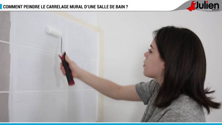 Comment Peindre Le Carrelage Mural D'une Salle De Bain ? – Peintures Julien encequiconcerne Peindre Carrelage Salle De Bain Avant Apres