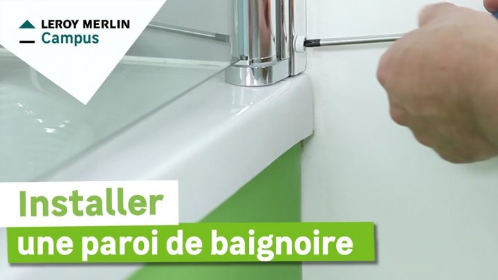 Comment Poser Une Paroi De Baignoire ? Leroy Merlin encequiconcerne Leroy Merlin Pare Douche