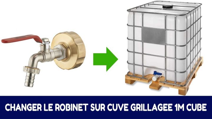 Comment Remplacer Le Robinet D'origine D'une Cuve De Récupération D'eau  1000L intérieur Robinet Cuve 1000 Litres