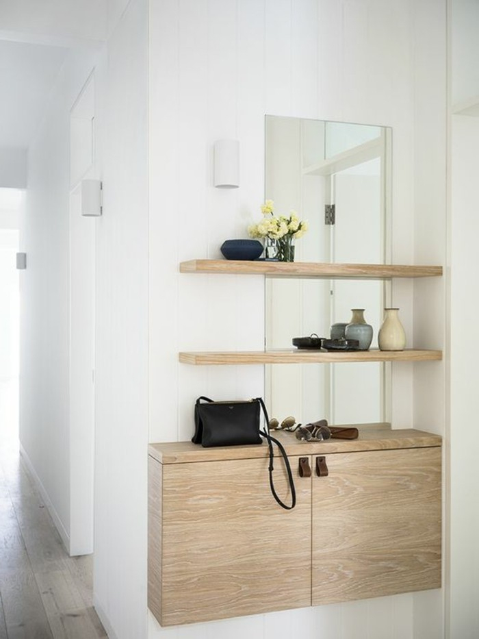 Comment Sauver D'Espace Avec Les Meubles Gain De Place? concernant Petit Meuble D Entrée